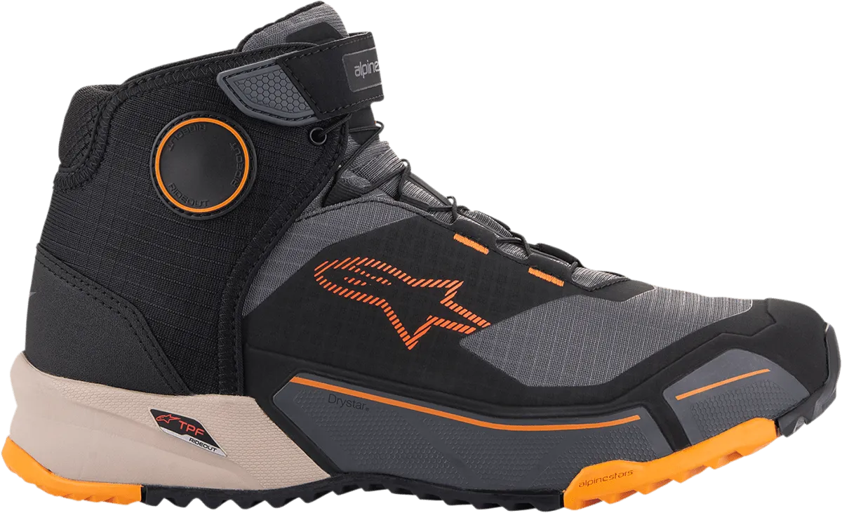ALPINESTARS CR-X Drystar Shoes - Black/Brown/Orange - US 13 26118201284-13