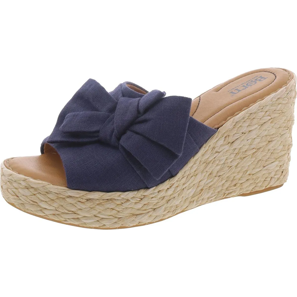 Born Womens Adalia Canvas Wedge Espadrilles