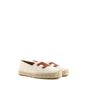 CELINE - Espadrilles Triomphe en tweed et cuir (T39)