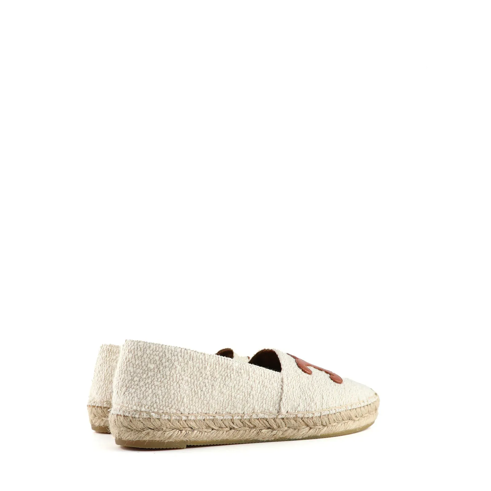 CELINE - Espadrilles Triomphe en tweed et cuir (T39)