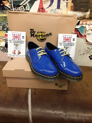 Dr Martens 1461 Royal Blue Patent Size 6 & 7