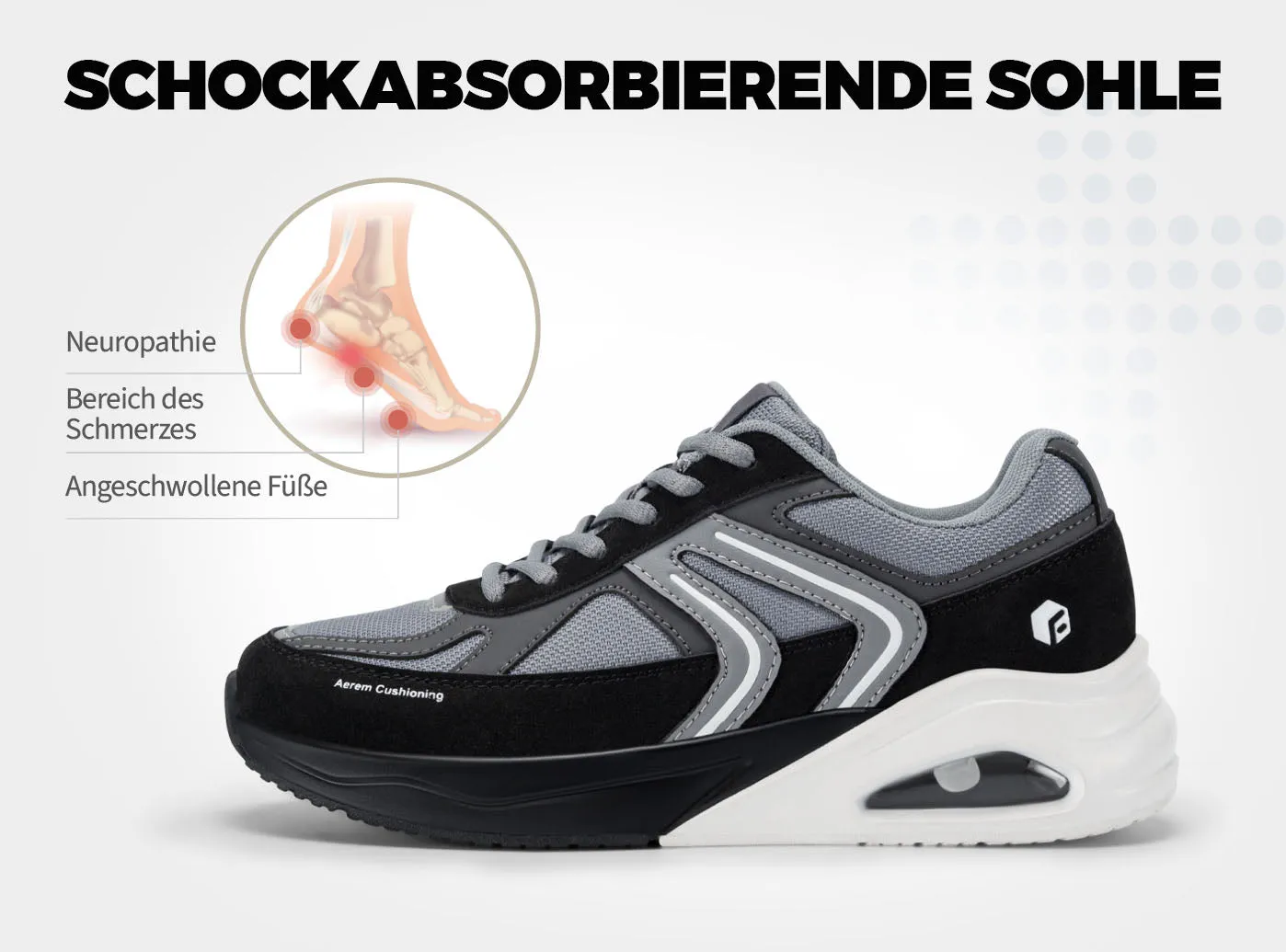 FitVille Damen HeelAero Wanderschuhe V2