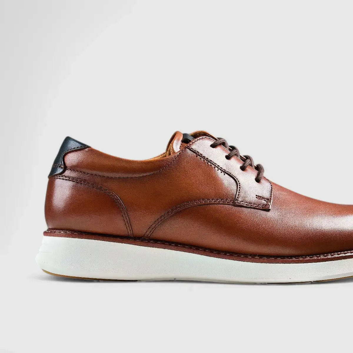 Florsheim Launch Plain Toe Lace Up Cognac 14440