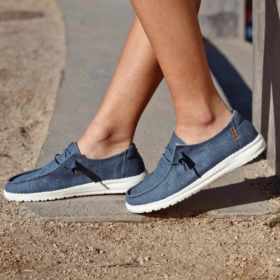 Hey Dude Women's Wendy Chambray Shoes