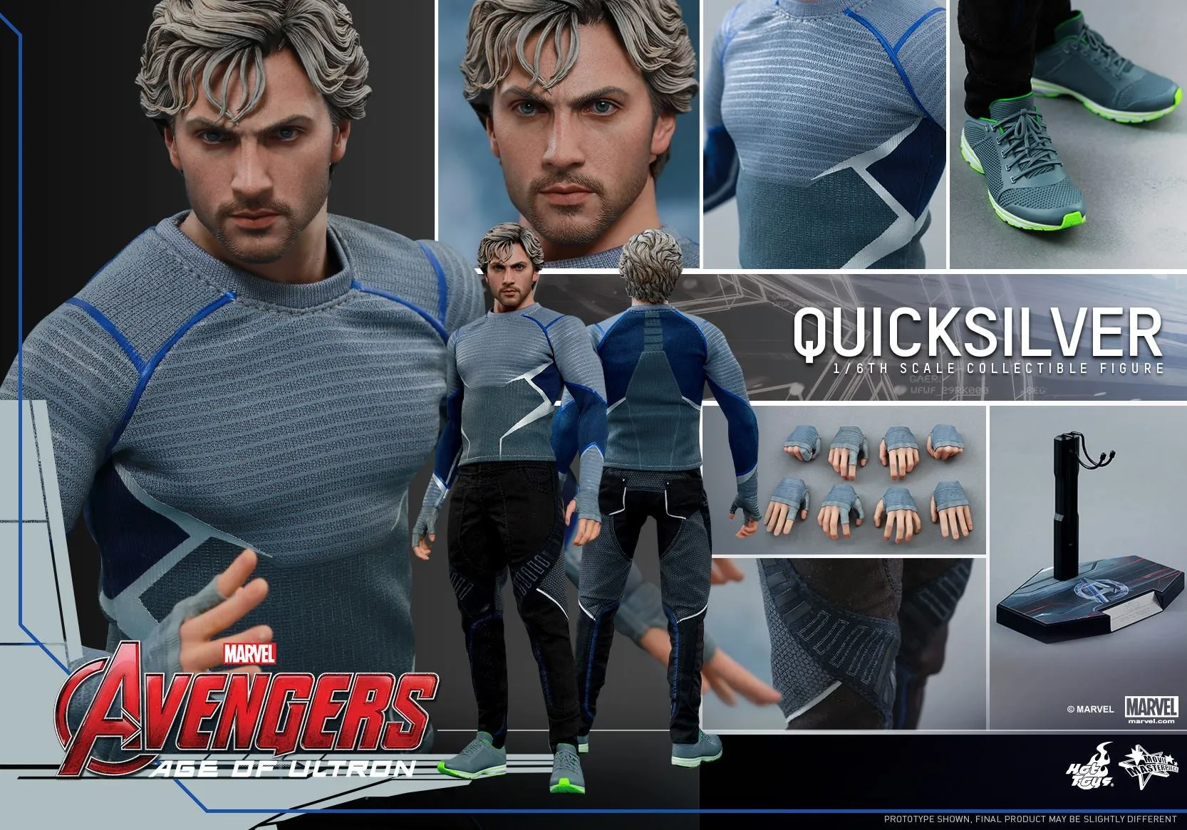 Hot Toys - Avengers: Age of Ultron:  Quicksilver