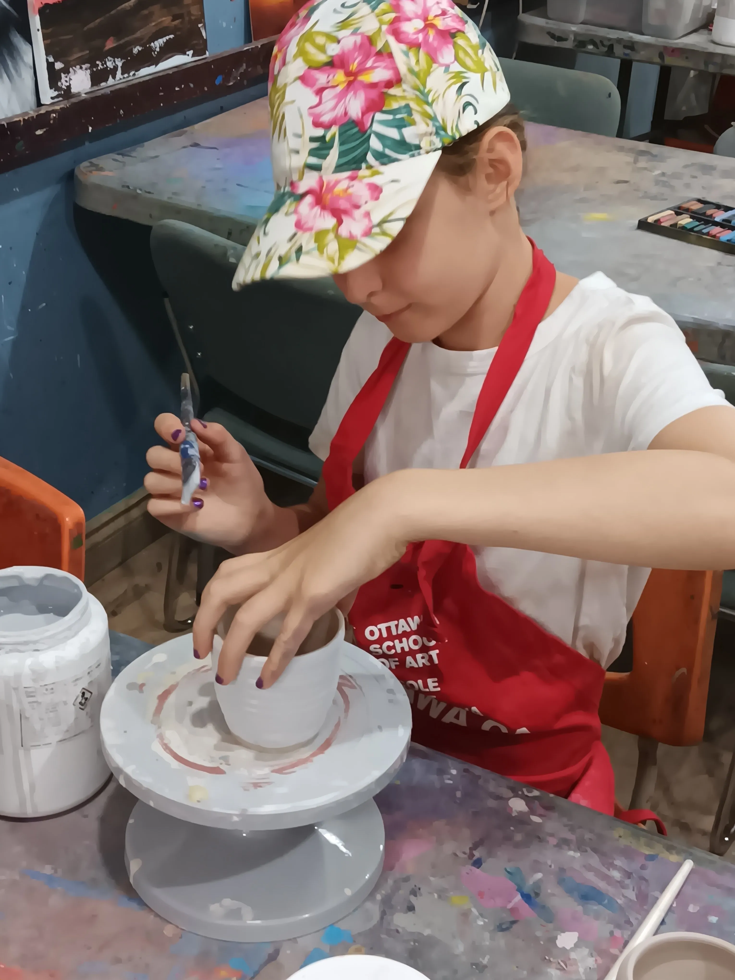 Kids - Youth Pottery Wheel (ACK.W25.PW) Wednesday 4:15-5:30pm with Ahlena