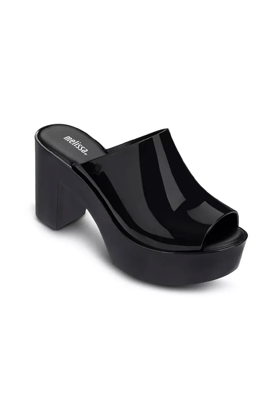 Melissa Platform Mule In Black