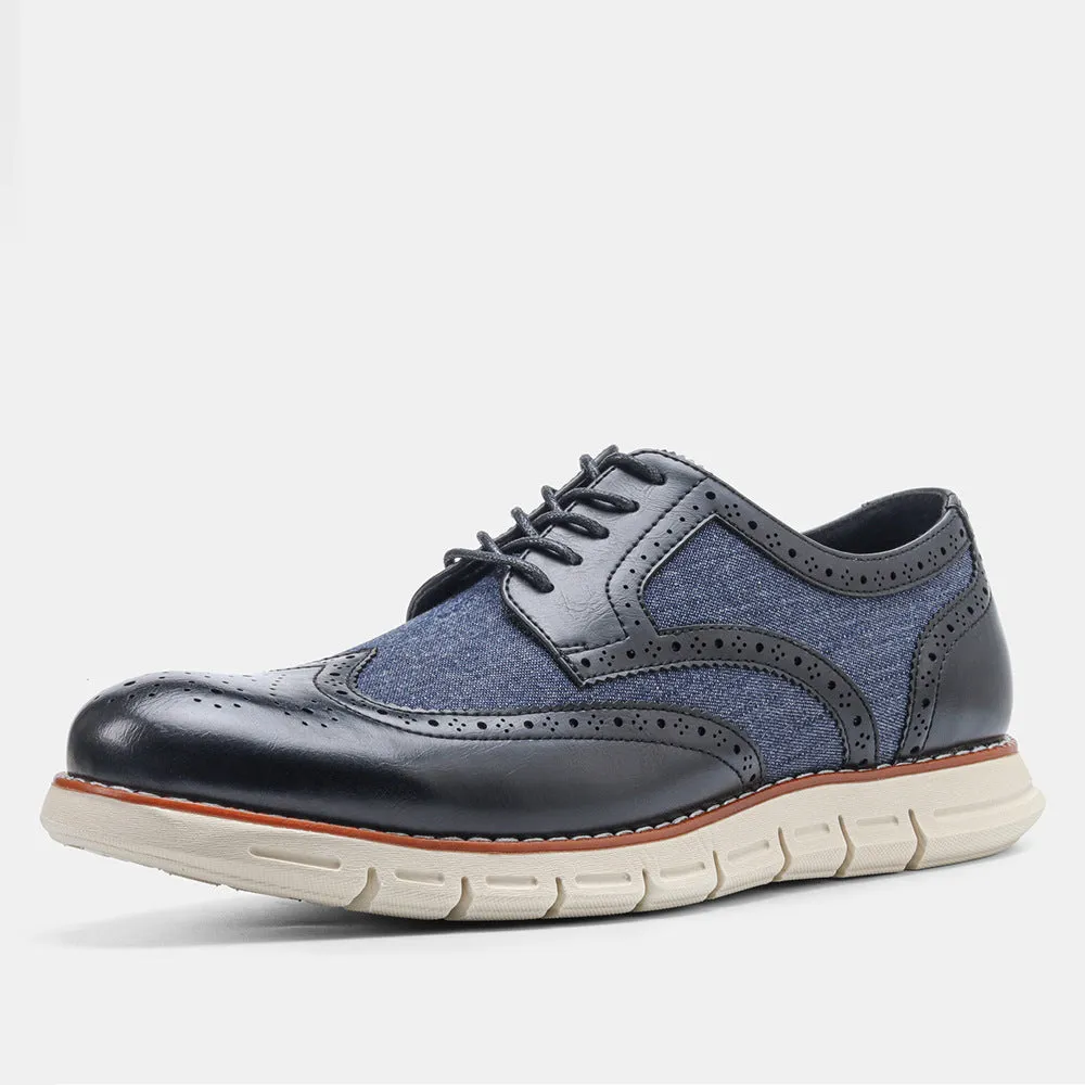 Men's Business Casual Single Shoes Flying Knit Men's Shoes | Brodtica.com
