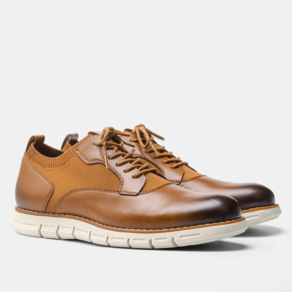 Men's Business Casual Single Shoes Flying Knit Men's Shoes | Brodtica.com
