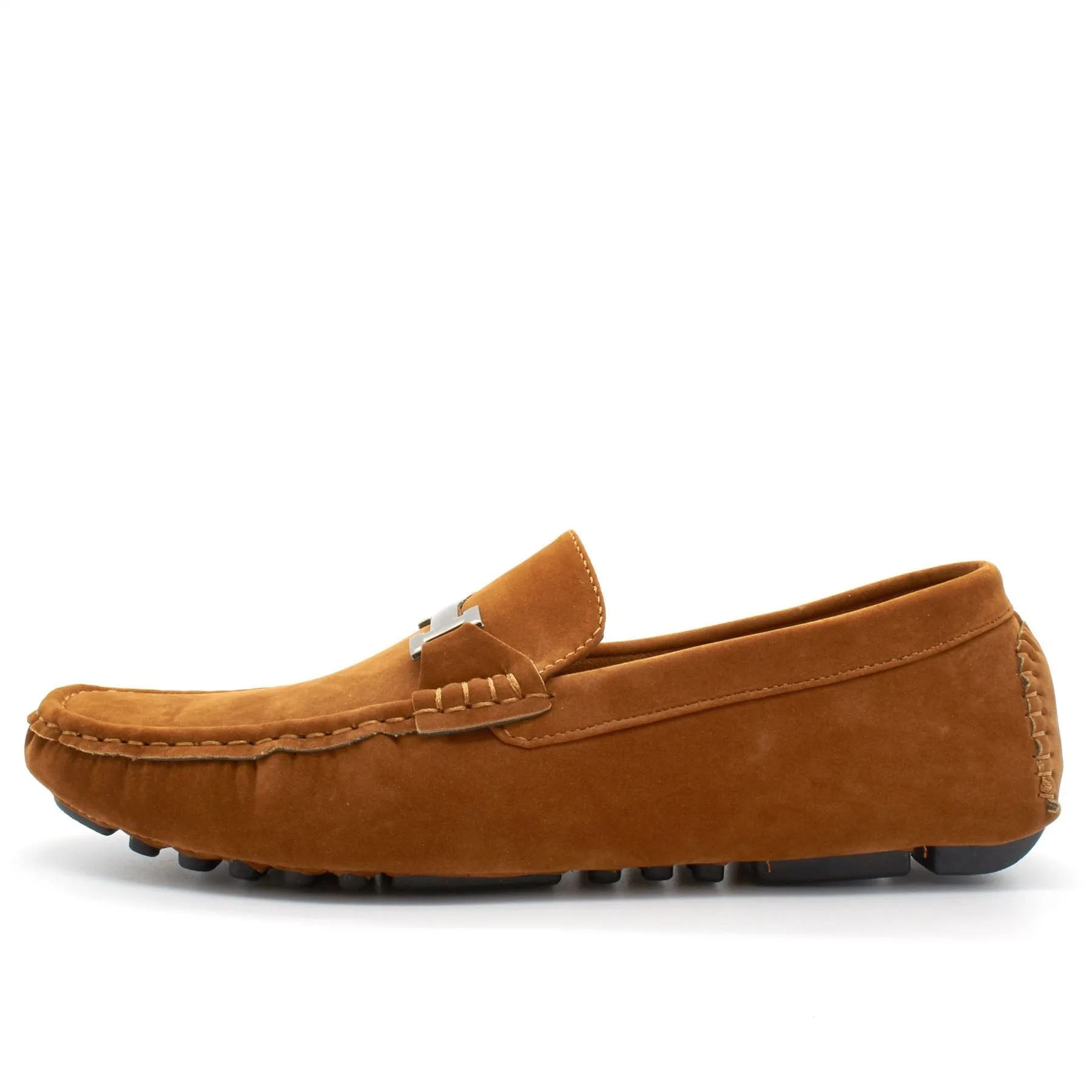 Mens Faux Suede Casual Loafers Moccasins Slip On Driving Shoes