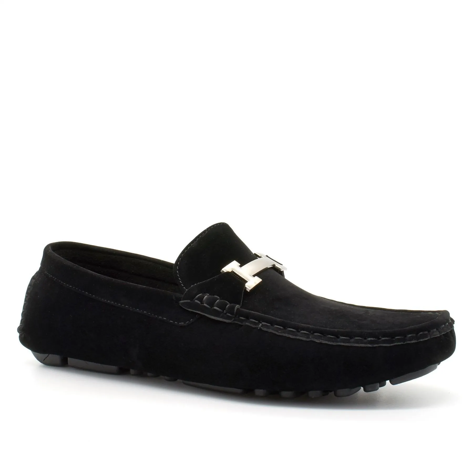 Mens Faux Suede Casual Loafers Moccasins Slip On Driving Shoes