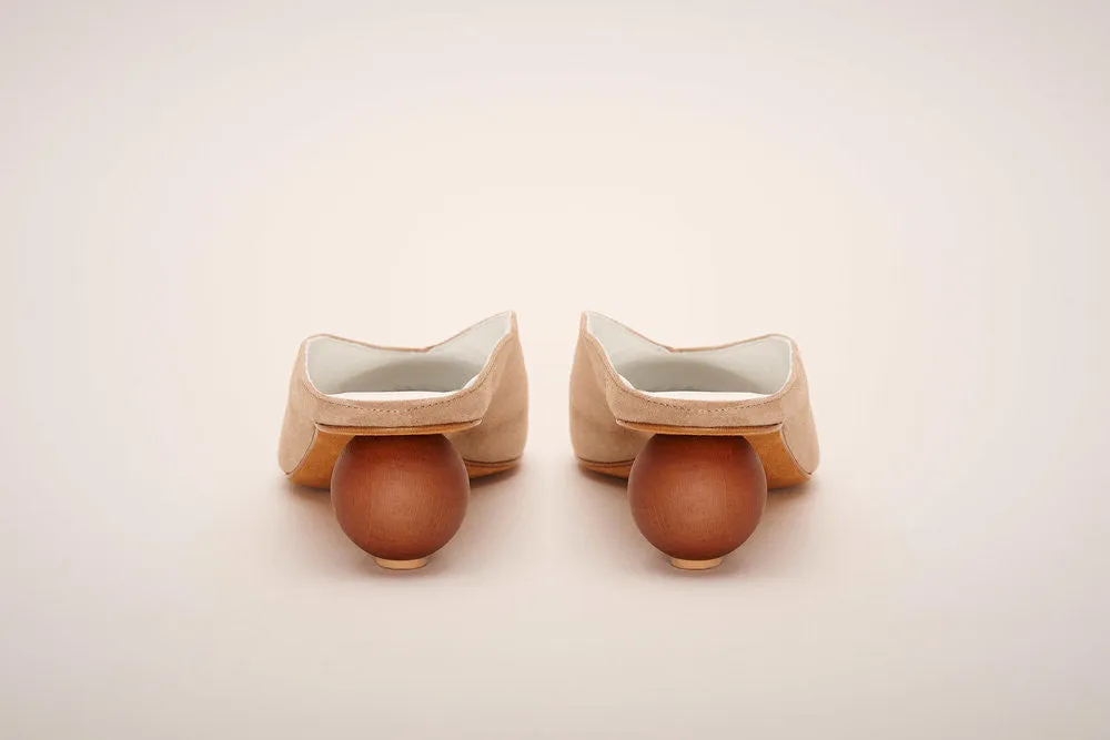 Mildred Egg in Taupe