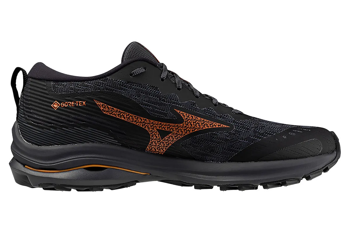 Mizuno Wave Rider GTX 2E Black/Nasturtium/Carrot Curl Mens