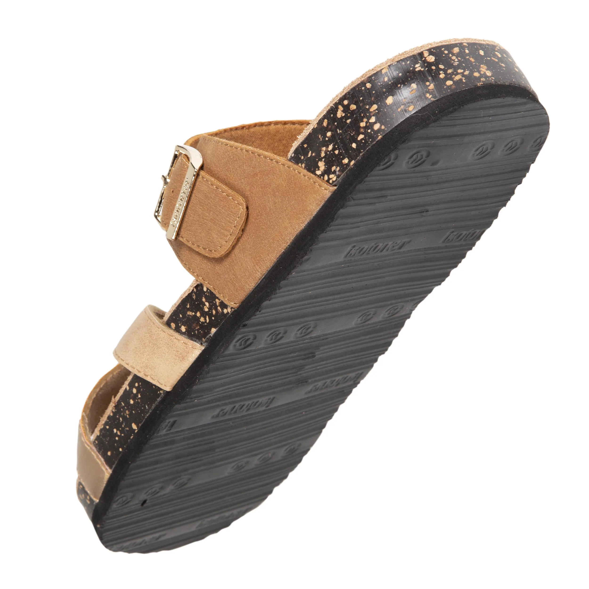 Mules Femme multi bride Camel