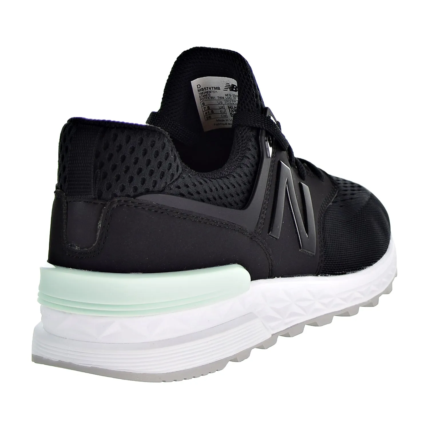 New Balance 574 Sport Men's Running Shoes Black/Black/White