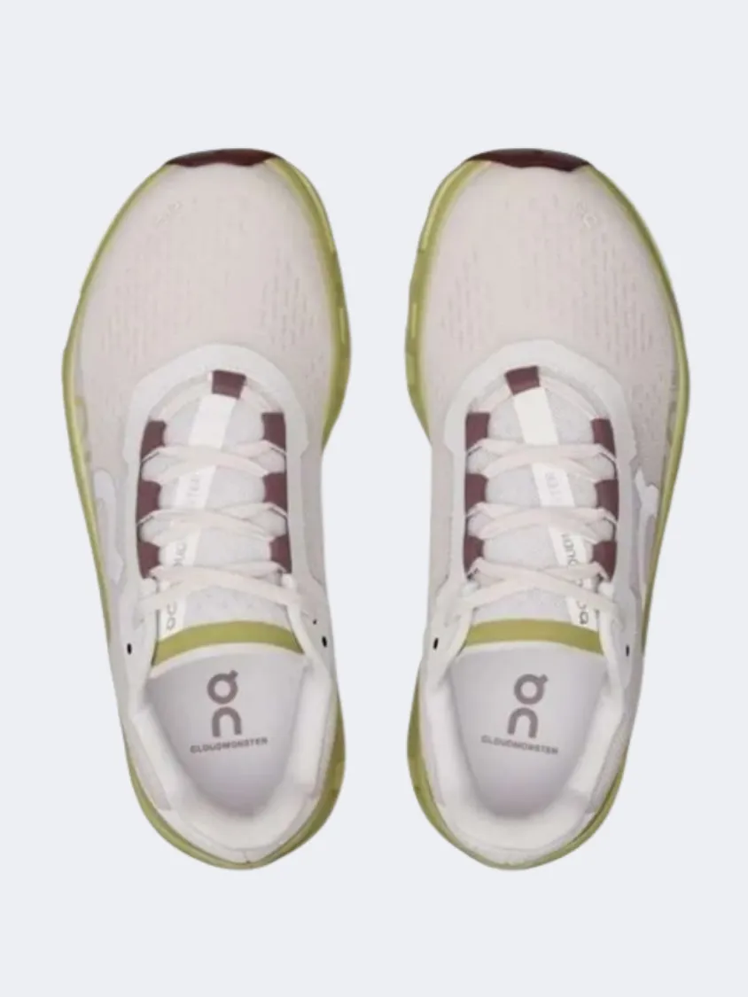 On Cloudmonster Men Running Shoes Frost/Acacia