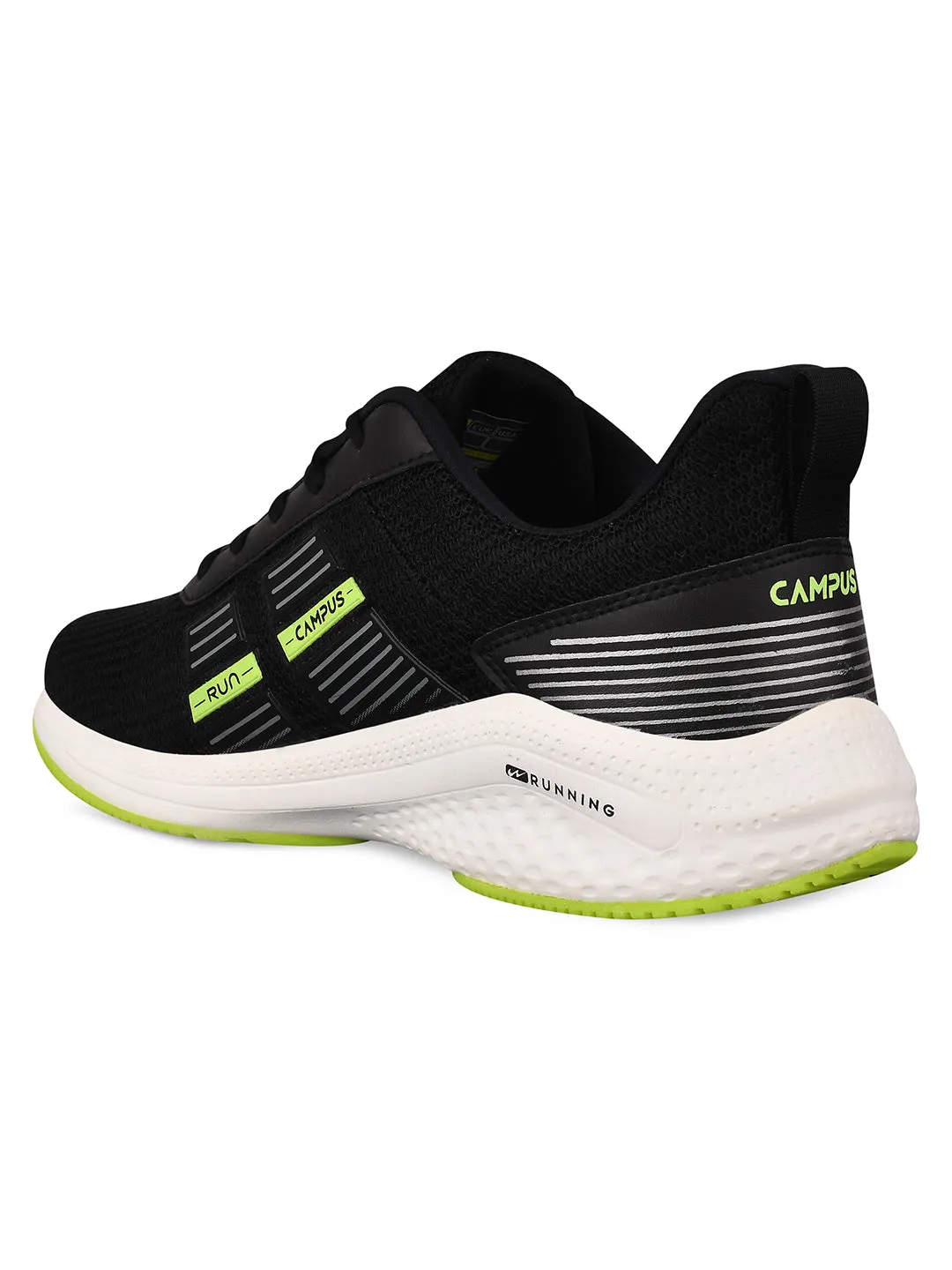 PLATEUE N Black Men's Running Shoes