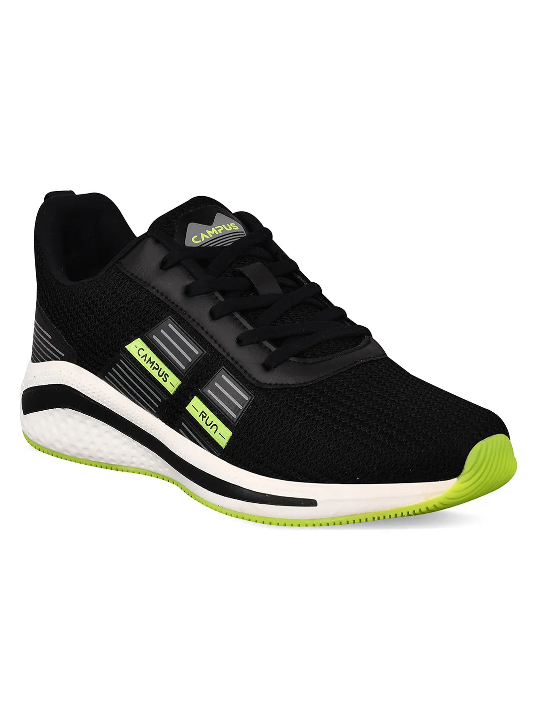 PLATEUE N Black Men's Running Shoes