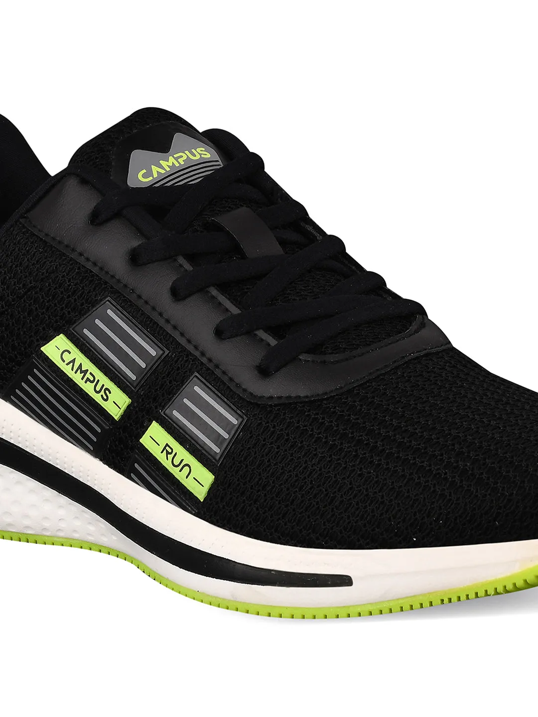 PLATEUE N Black Men's Running Shoes