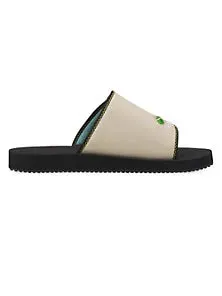 PUMA WILO BUTTER GOODS Mens Slides - Puma Black-Putty-Mineral Blue