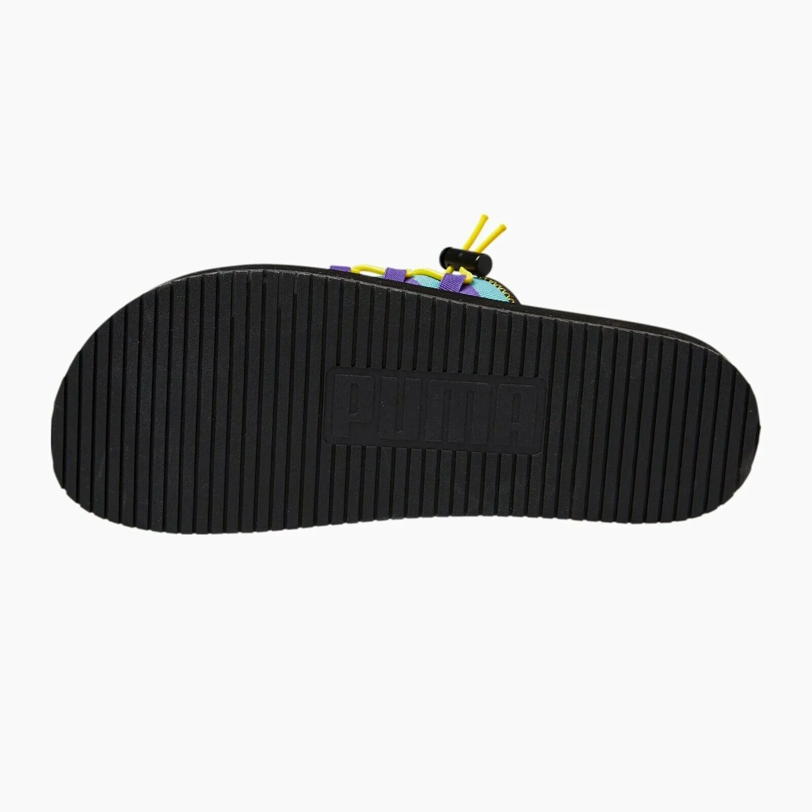 PUMA WILO BUTTER GOODS Mens Slides - Puma Black-Putty-Mineral Blue