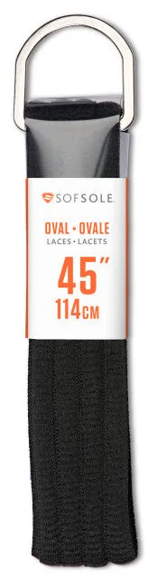 Sofsole Oval Laces - Black