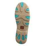 Twisted X Women's Turquoise and Cheetah Driving Mocs