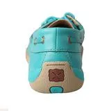 Twisted X Women's Turquoise and Cheetah Driving Mocs