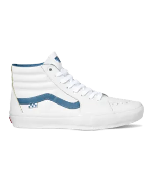 VANS Women's Skate Sk8-Hi Shoes Slushie White/Blue