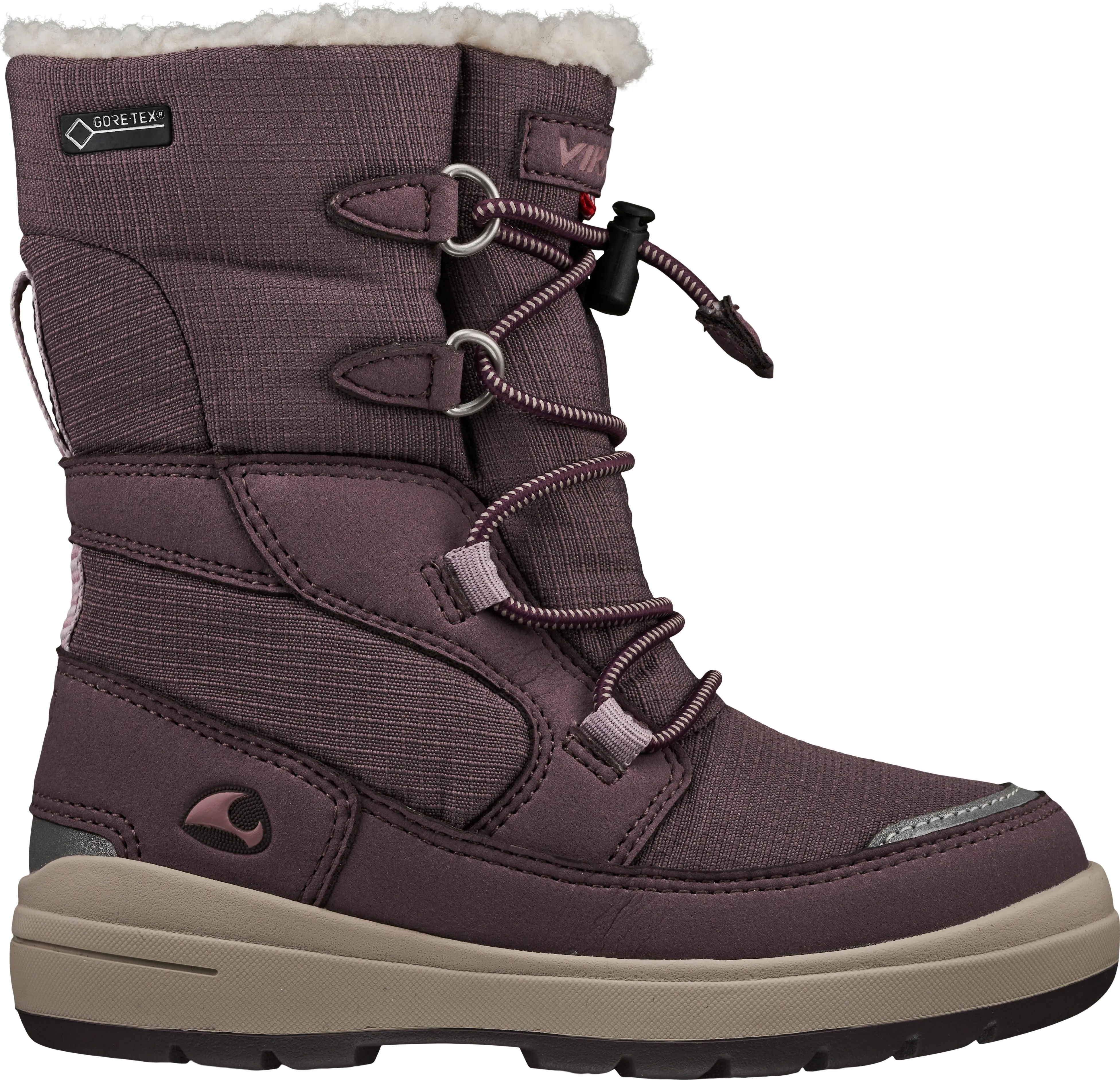 Viking Footwear Kids&#x27; Haslum Gore-Tex Plum/Pink | Buy Viking Footwear Kids&#x27; Haslum Gore-Tex Plum/Pink here | Outnorth