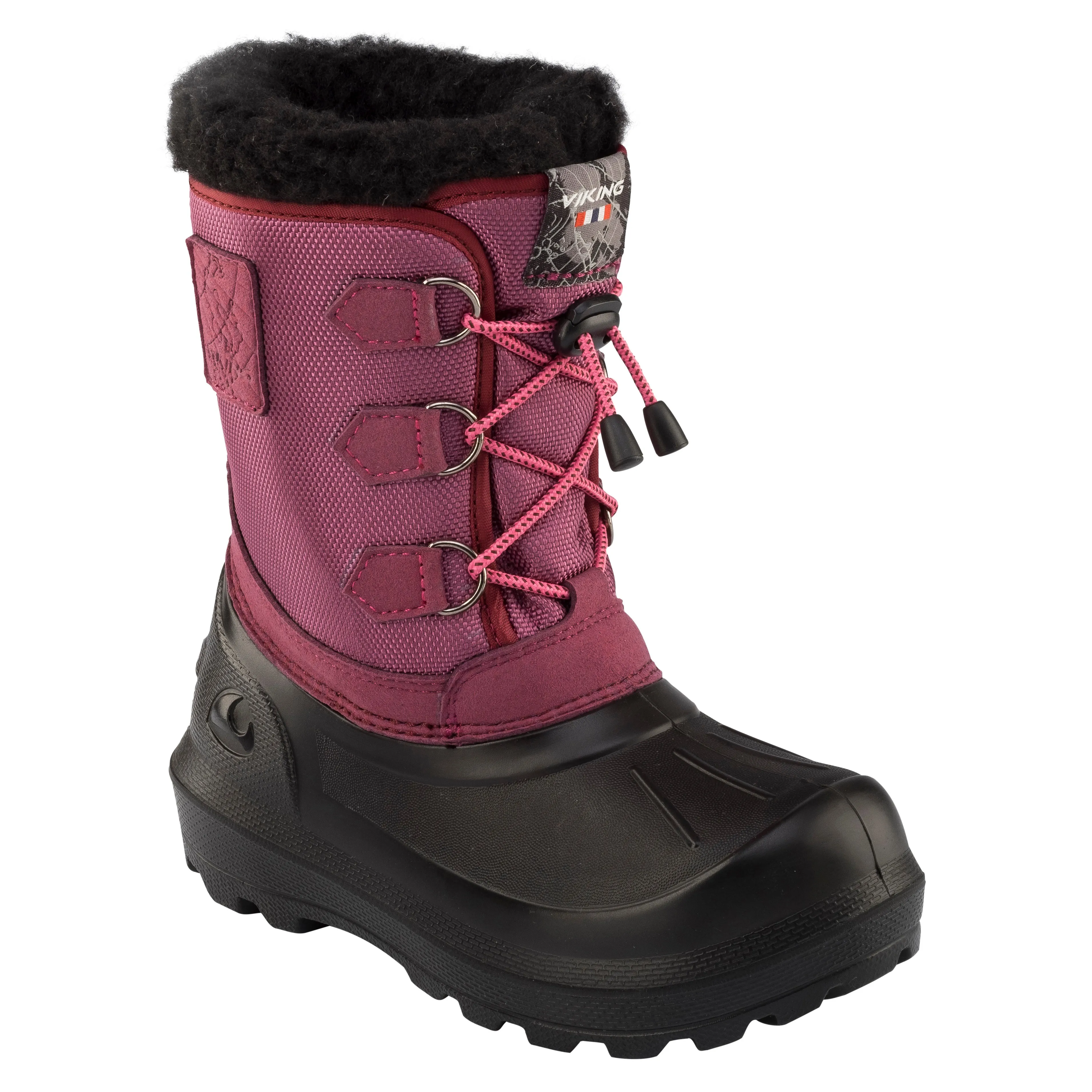 Viking Footwear Kids&#x27; Istind Dark Pink/Black | Buy Viking Footwear Kids&#x27; Istind Dark Pink/Black here | Outnorth