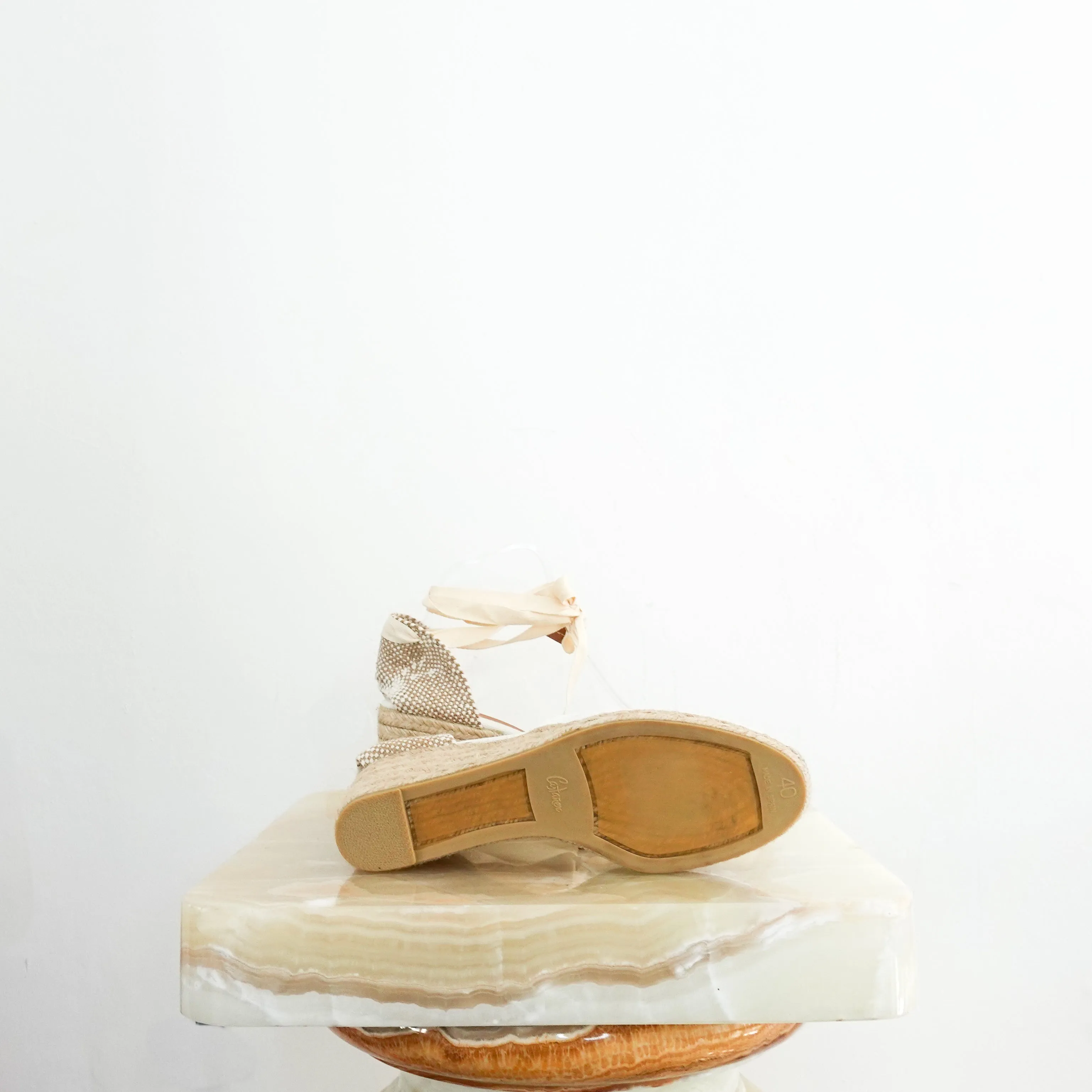 White Carina espadrilles